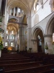The interior of St. Cross