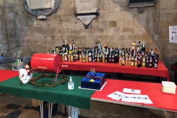 A great result for the Friends Bottle Tombola at the Abbey Christmas Fair