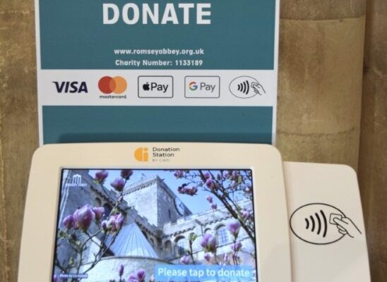 Friends support new cashless donation stations